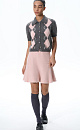 cardigan with an argyle pattern - BRUSNIKA. Women clothes
