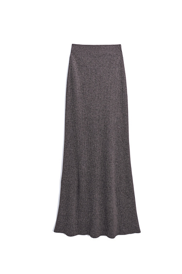 Ribbed maxi skirt - BRUSNIKA Women Clothes
