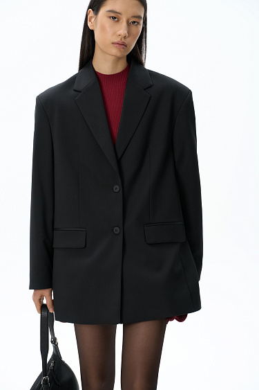 Classic single-breasted jacket - BRUSNIKA Women Clothes