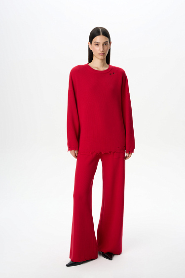 Straight pants - BRUSNIKA Women Clothes