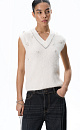 alpaca wool vest with sequins - BRUSNIKA. Women clothes
