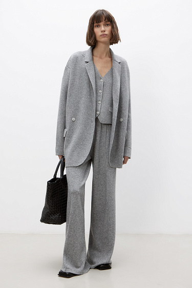 Wide cashmere trousers - BRUSNIKA Women Clothes