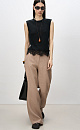 100% linen trousers - BRUSNIKA. Women clothes