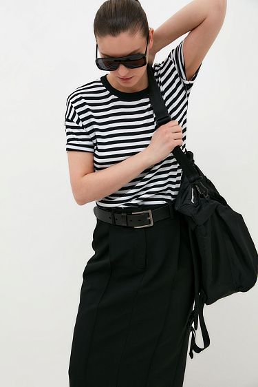 Straight T-shirt - BRUSNIKA Women Clothes