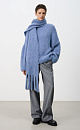 Jumper with scarf - BRUSNIKA. Women clothes