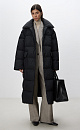Long quilted down jacket - BRUSNIKA. Women clothes