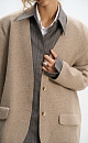 Cashmere jacket without lapels - BRUSNIKA. Women clothes