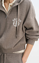 Knitted bomber made of wool - BRUSNIKA. Women clothes