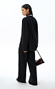 Straight-cut knitted trousers - BRUSNIKA. Women clothes