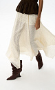 Polka dot tencel skirt - BRUSNIKA. Women clothes