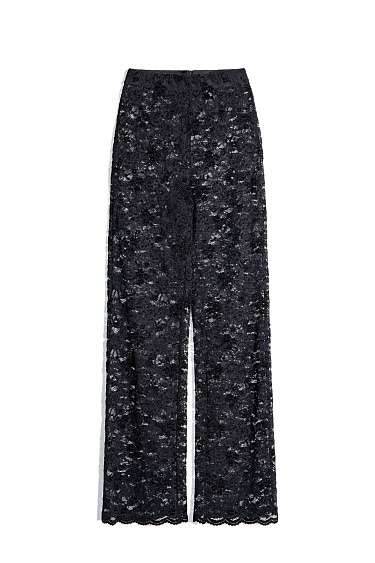 Lace trousers with elastic band - BRUSNIKA Women Clothes