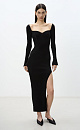 Knit viscose dress - BRUSNIKA. Women clothes