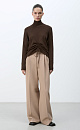 Turtleneck with drawstring - BRUSNIKA. Women clothes