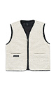 Oversized faux fur vest - BRUSNIKA. Women clothes