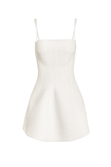 Mini dress with straps - BRUSNIKA Women Clothes