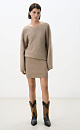 Cashmere and wool mini skirt - BRUSNIKA. Women clothes