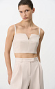 Crop top with straps - BRUSNIKA. Women clothes