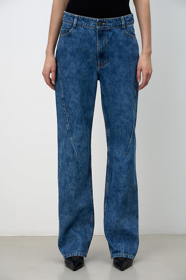 Straight leg jeans - BRUSNIKA Women Clothes