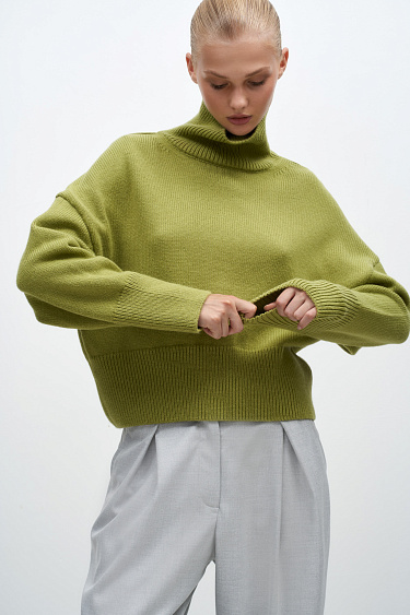 Alpaca wool knit jumper - BRUSNIKA Women Clothes