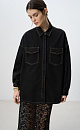 Printed Denim Shirt - BRUSNIKA. Women clothes