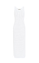 Knit cotton sundress with perforation - BRUSNIKA. Women clothes