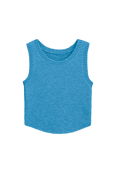Wool blend knitted top - BRUSNIKA Women Clothes
