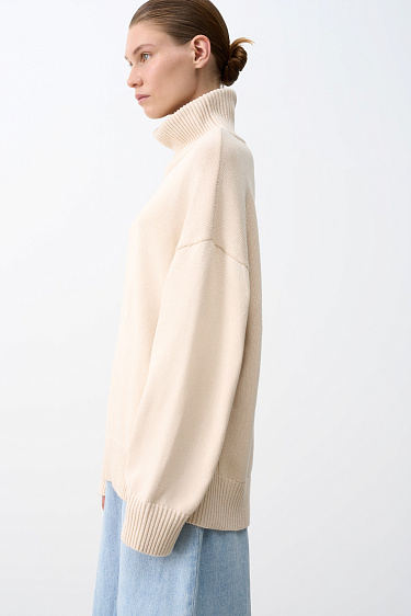 High collar jumper - BRUSNIKA Women Clothes