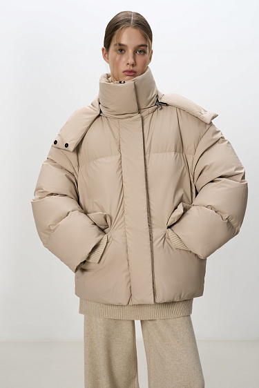 Quilted down jacket - BRUSNIKA Women Clothes