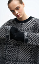 Jacquard pattern jumper - BRUSNIKA. Women clothes