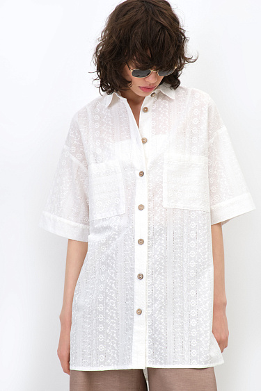 100% Cotton shirt - BRUSNIKA Women Clothes