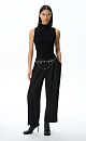 Trousers with symmetrical pleats - BRUSNIKA. Women clothes