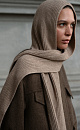 Hooded scarf - BRUSNIKA. Women clothes
