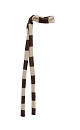 narrow mohair scarf - BRUSNIKA. Women clothes