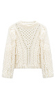 Knitted jumper with fringe - BRUSNIKA. Women clothes