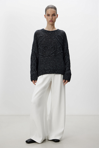 alpaca wool jumper with lurex - BRUSNIKA Women Clothes