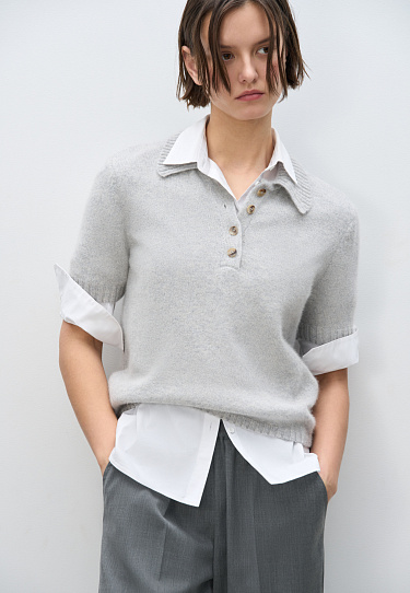 Fox Down Polo - BRUSNIKA Women Clothes