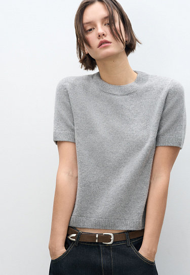100% cashmere T-shirt - BRUSNIKA Women Clothes