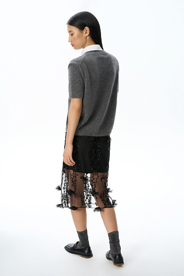 Fox Down T-shirt - BRUSNIKA Women Clothes