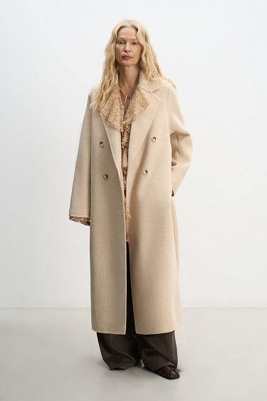 Double-sided wool coat - BRUSNIKA Women Clothes