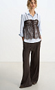 lace top with ties - BRUSNIKA. Women clothes