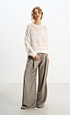 Jumper with a voluminous decor - BRUSNIKA. Women clothes