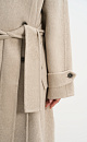 Wool coat with a yoke - BRUSNIKA. Women clothes