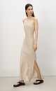 Maxi dress made of 100% linen - BRUSNIKA. Women clothes