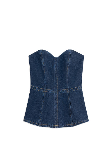 Denim corset - BRUSNIKA Women Clothes