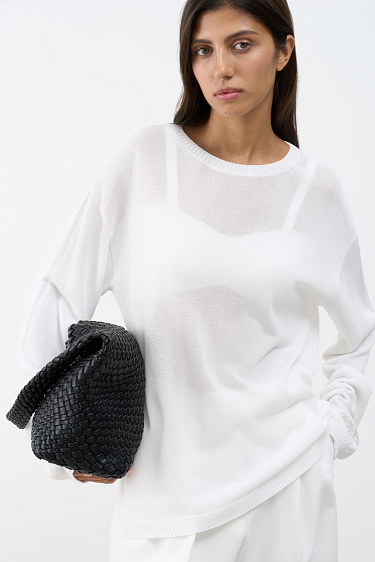 Dropped shoulder jumper - BRUSNIKA Women Clothes