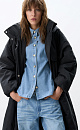 Long jacket with drawstring - BRUSNIKA. Women clothes