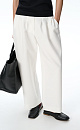 Trousers with symmetrical pleats - BRUSNIKA. Women clothes