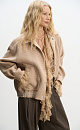 Double-sided bomber jacket made of 100% wool - BRUSNIKA. Women clothes