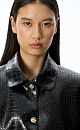 Textured eco-leather jacket - BRUSNIKA. Women clothes