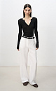 Cut-out long sleeve top - BRUSNIKA. Women clothes